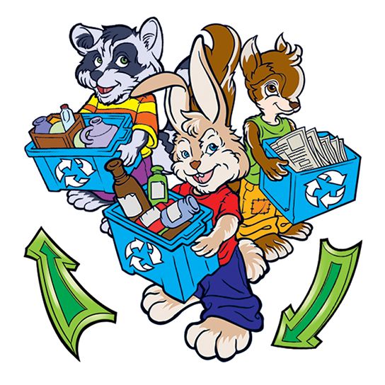 544x544 Reuse Recycle Temporary Tattoo