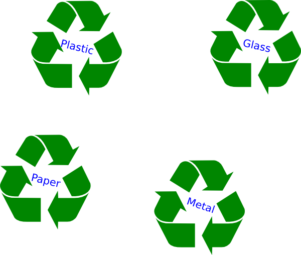 600x508 Large Green Recycle Symbol Clip Art
