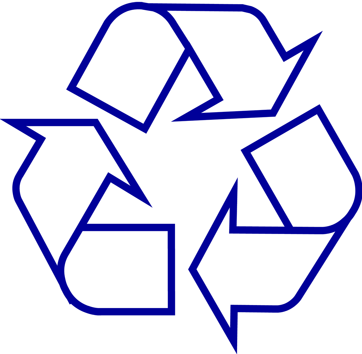 1200x1171 Download Recycling Symbol