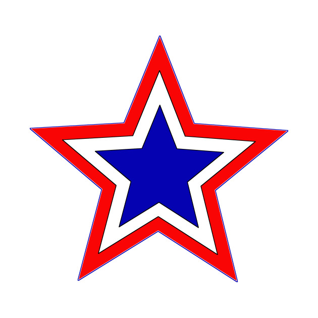 630x630 Red White And Blue Star