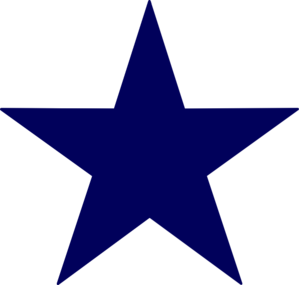 299x285 Blue Star Clip Art
