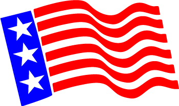 350x208 Blue Star Flag Clip Art