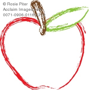 298x300 Art Illustration Of A Red Apple
