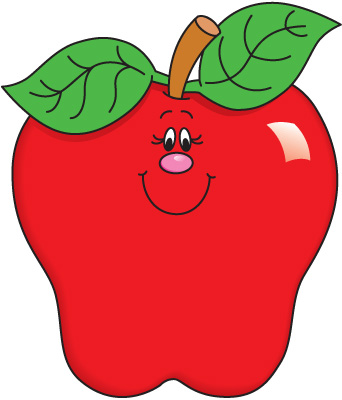 342x400 Clipart Apple