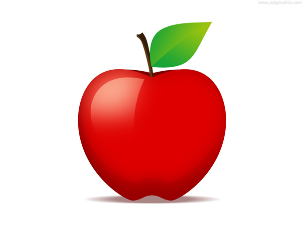 610x458 Red Apple Fruit Icon (Psd) Psdgraphics