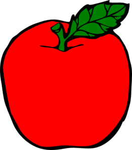 261x297 Red Apple Clip Art