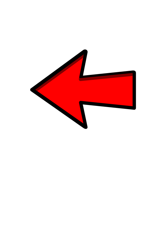 566x800 Free Clipart Red Arrow Left Pointing Symbolicm
