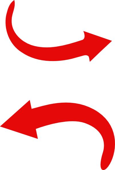 402x596 Red Arrow Curve Clip Art