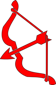 195x298 Red Bow N Arrow Clip Art