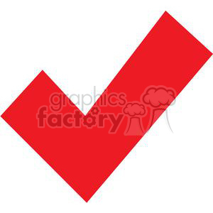 300x300 Royalty Free Red Check Mark 379610 Vector Clip Art Image