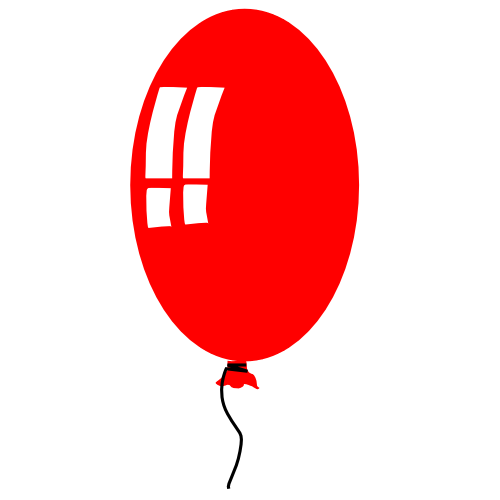 500x500 Red Balloon Clipart Free Images 3