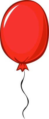 167x400 Balloon Clipart Red Balloon