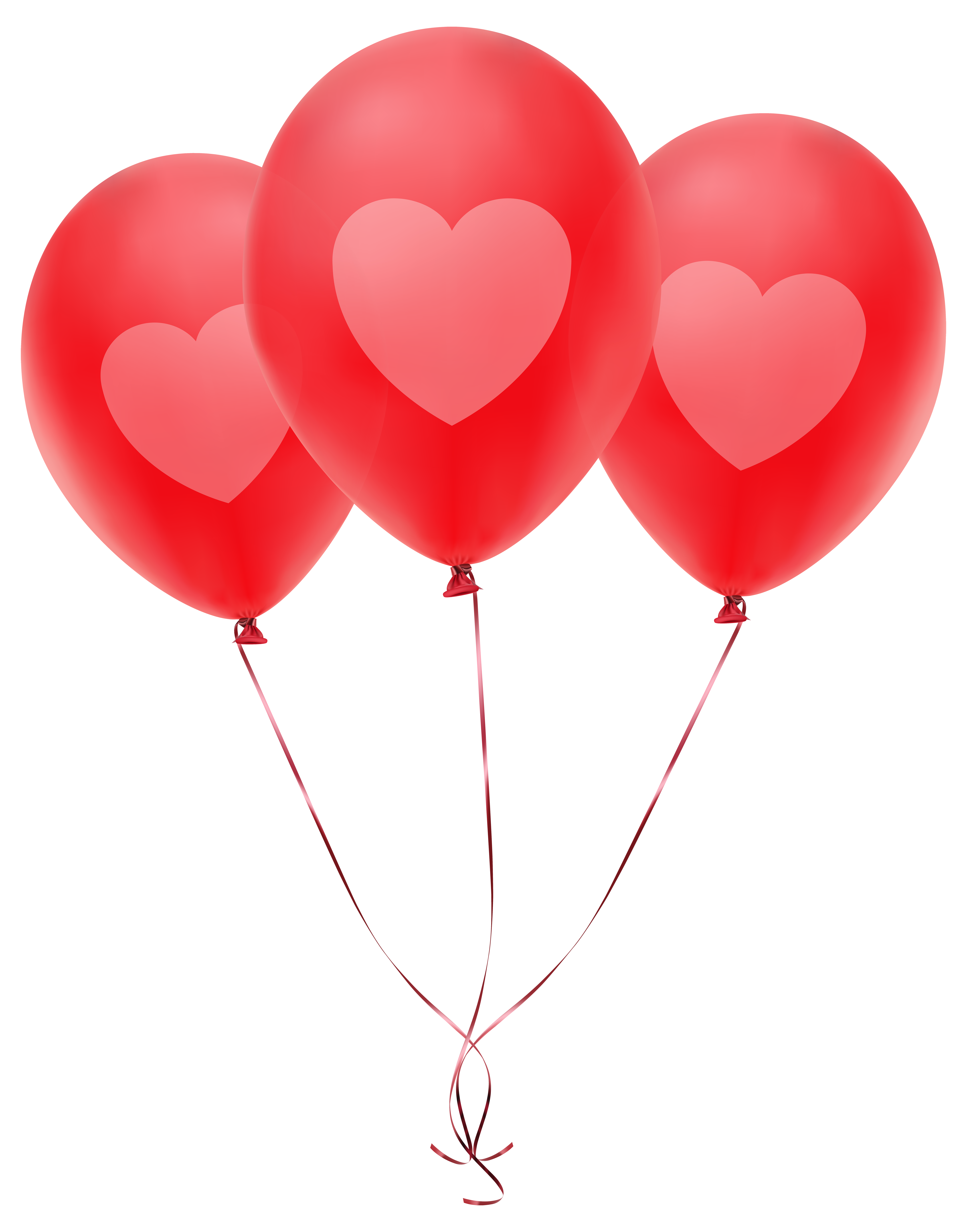 6280x8000 Red Balloons With Heart Transparent Png Clip Art Imageu200b Gallery