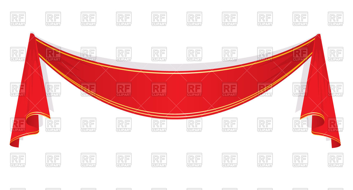 1200x646 Red Ribbon Banner Royalty Free Vector Clip Art Image