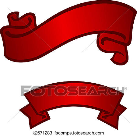 450x449 Drawing Of Two Red Banner K2671283