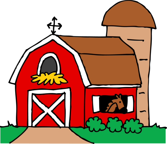 550x472 Farms Red Barn Clip Art