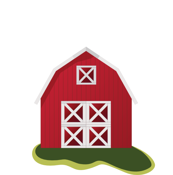 588x597 Red Barn Clip Art