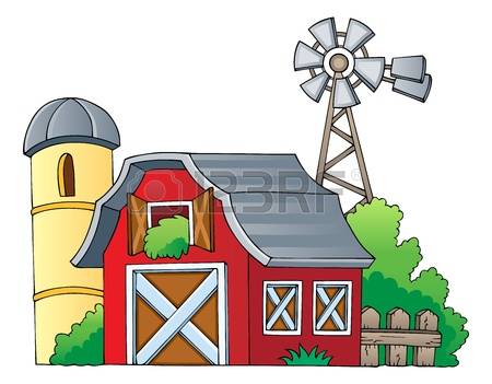 450x351 Windmill Clipart Barn