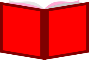 296x201 Book Clipart Red