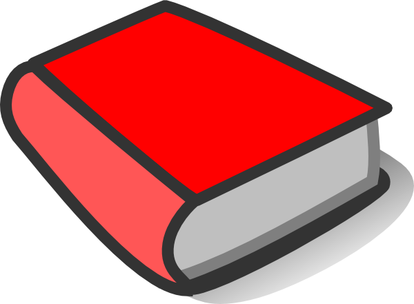 600x441 Red Book Reading Clip Art