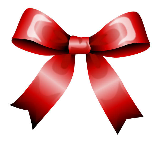 600x540 Green Wrapping Red Bow Free Vector 123freevectors
