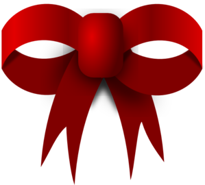 299x270 Red Bow Clip Art