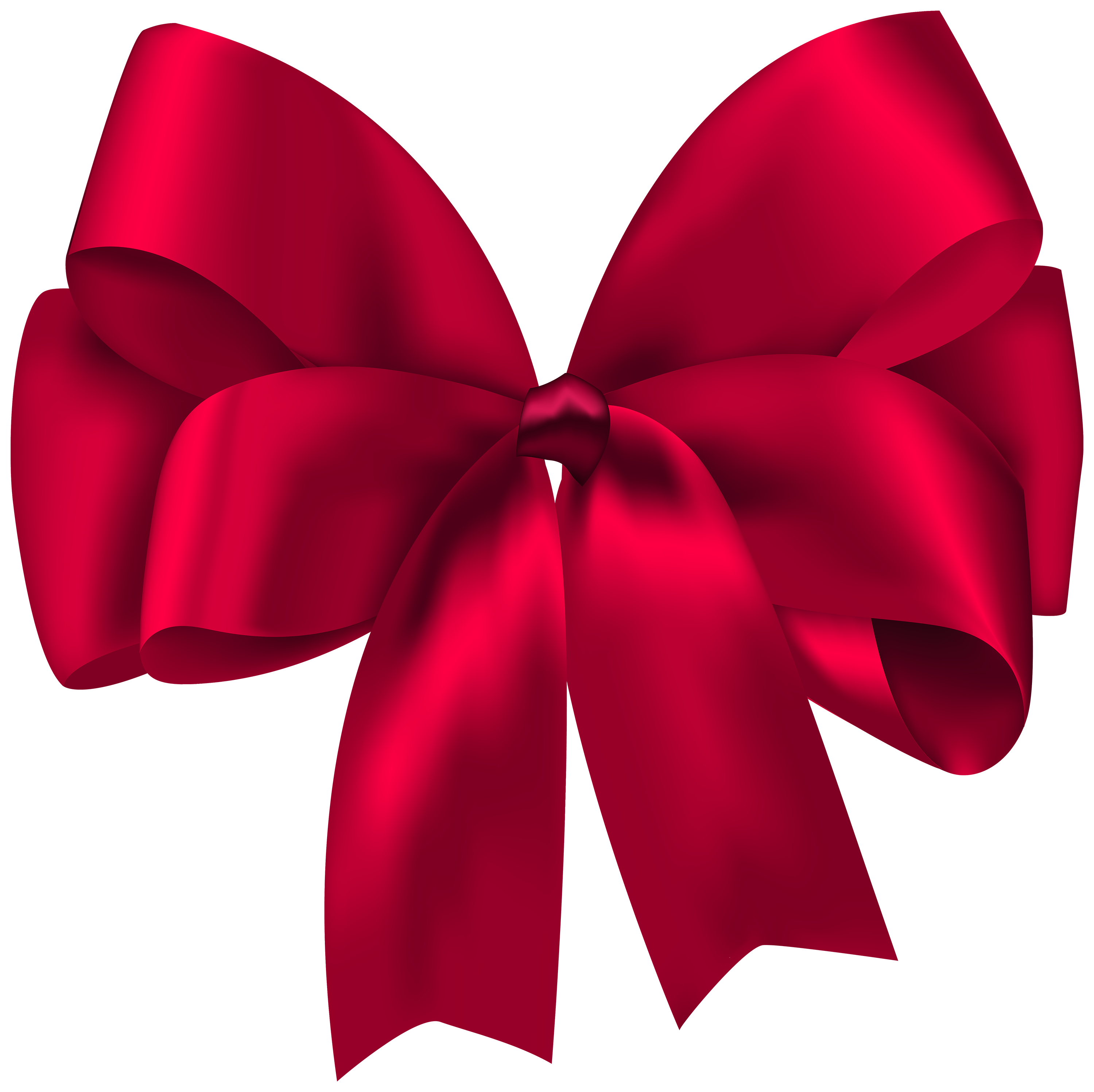3000x2994 Beautiful Red Bow Png Clipart