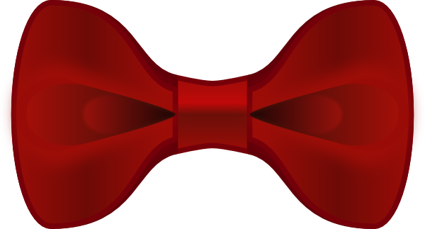 600x323 Red Bow Tie Clip Art