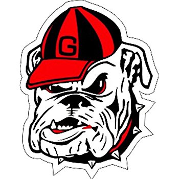 350x350 Georgia Bulldogs G Logo 6 Vinyl Decal Car Truck