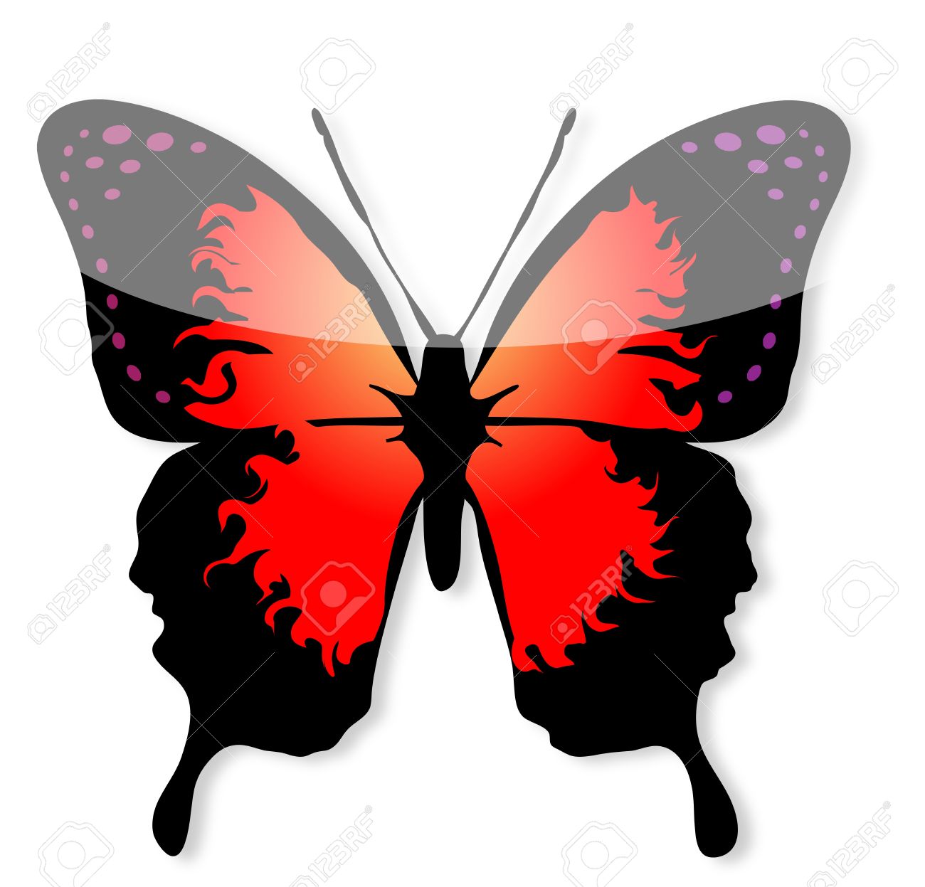 1300x1247 Red And Black Butterfly Line Art Royalty Free Cliparts, Vectors