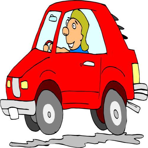 500x500 Speeding Car Clipart