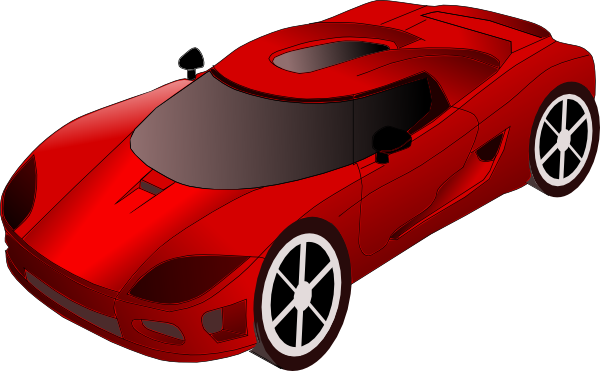 600x371 Fancy Red Car Clipart