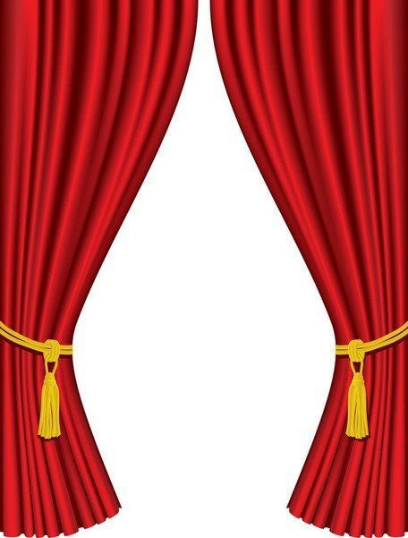 456x601 Curtain Images Clip Art