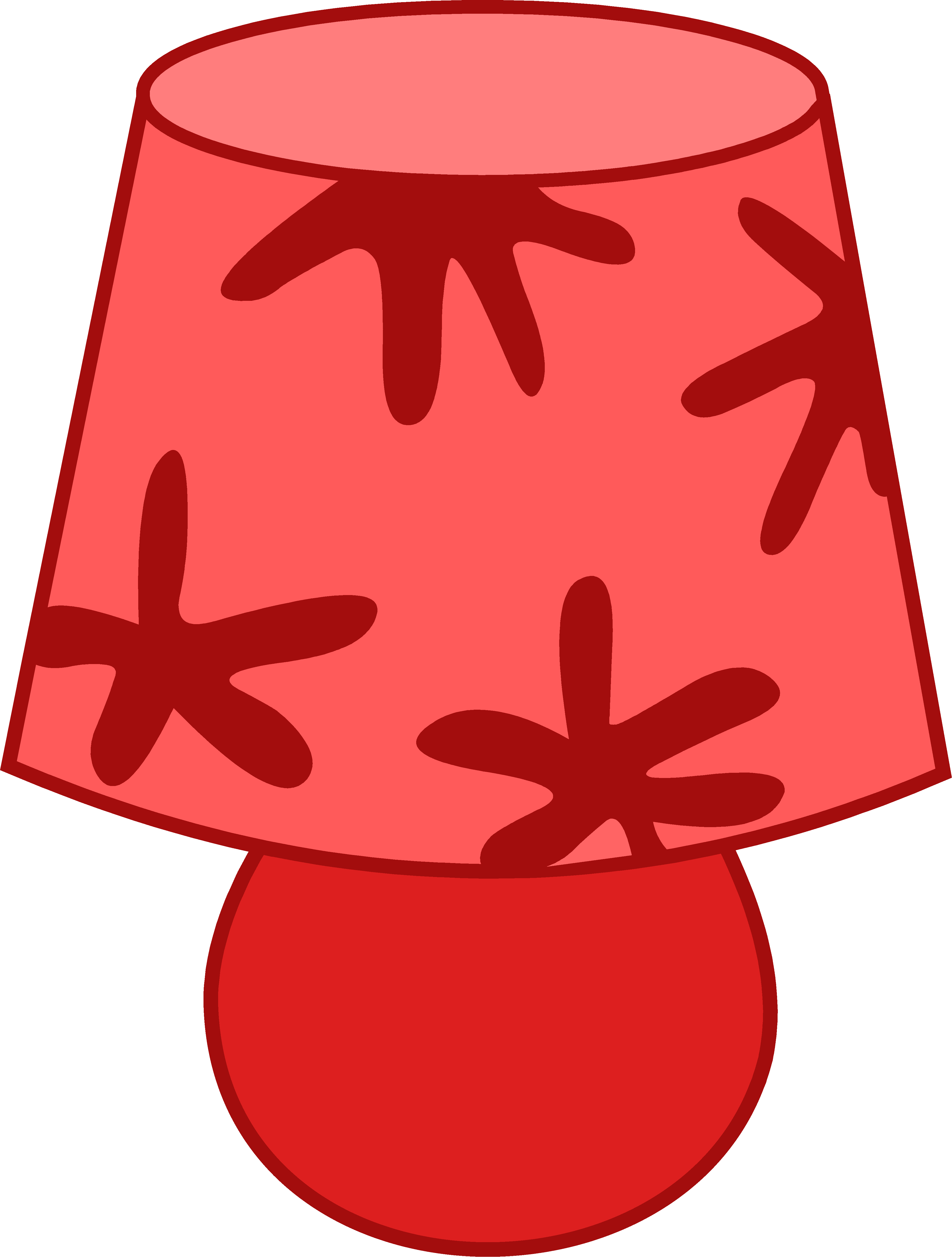 4028x5319 Red Patterned Lamp Design