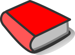 298x219 Red Book Reading Clip Art