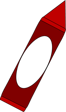 266x450 Big Red Crayon Clip Art