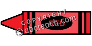 300x150 Red Crayon Clipart