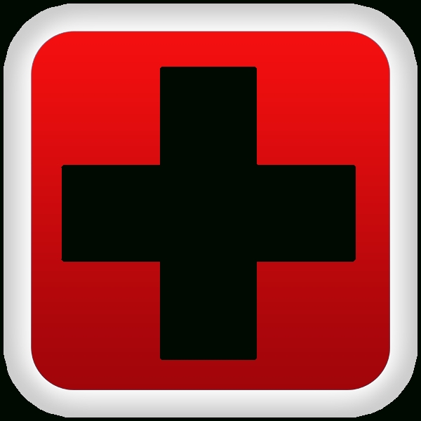 600x600 Medical Red Cross Symbol Clipart Image