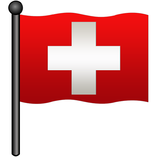 512x512 Red Cross Flag Clipart Image