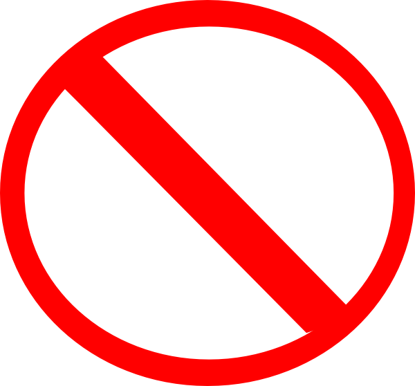 600x558 Cross Out Clip Art