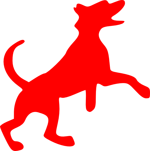 594x600 Red Dog Clip Art