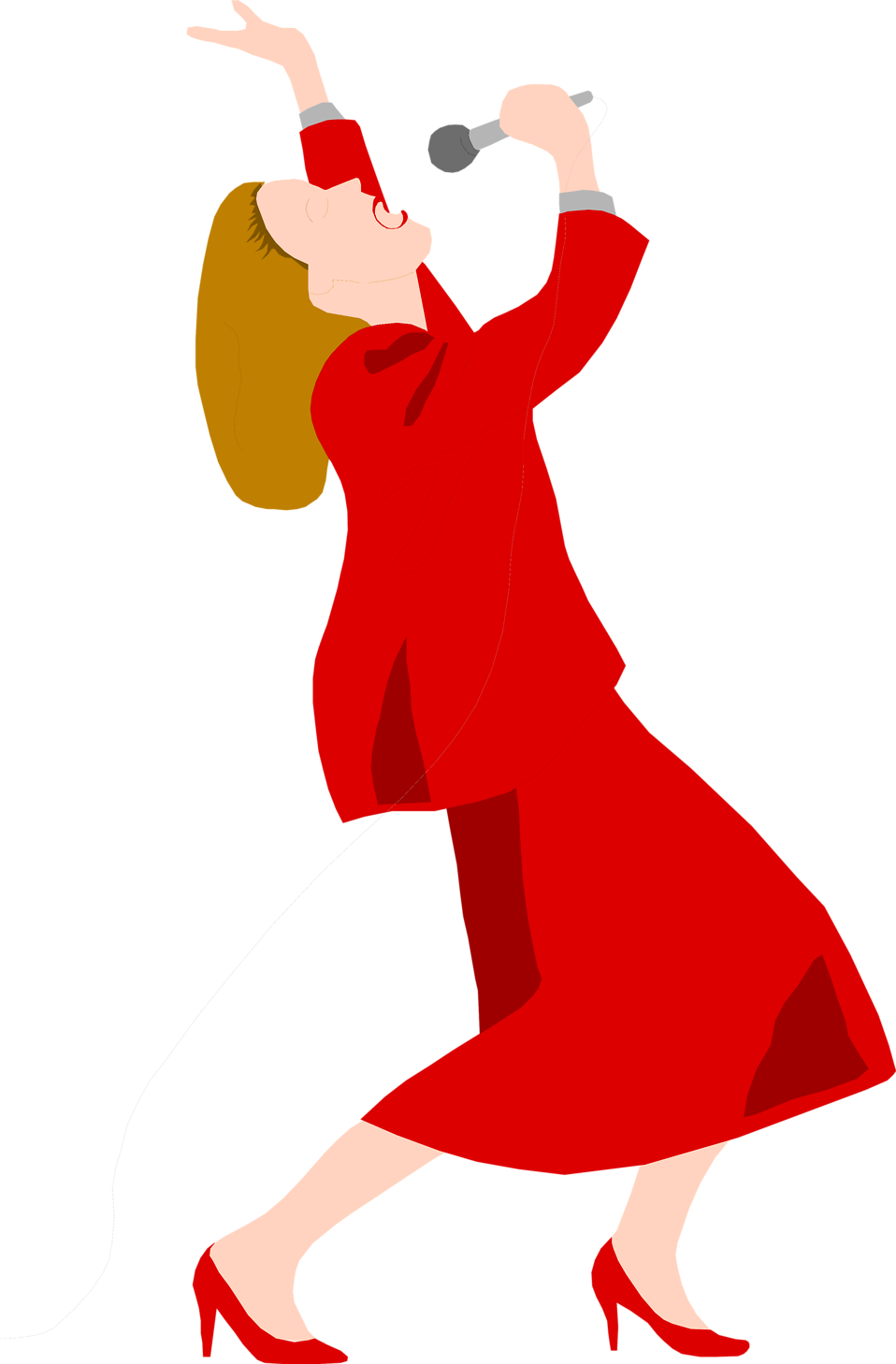 958x1458 Red Dress Clipart Clipart Transparent