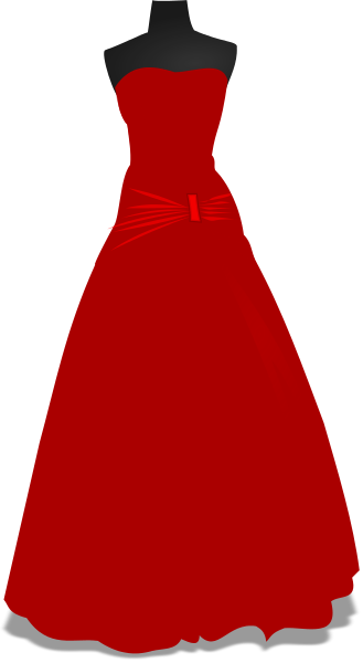 329x600 Red Dress Clipart Formal Dress