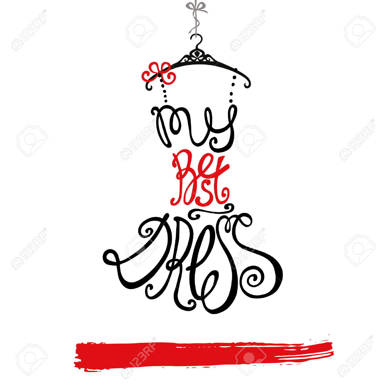 1300x1300 Black Dress Clipart Vestido