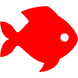 256x256 Red Fish Clipart
