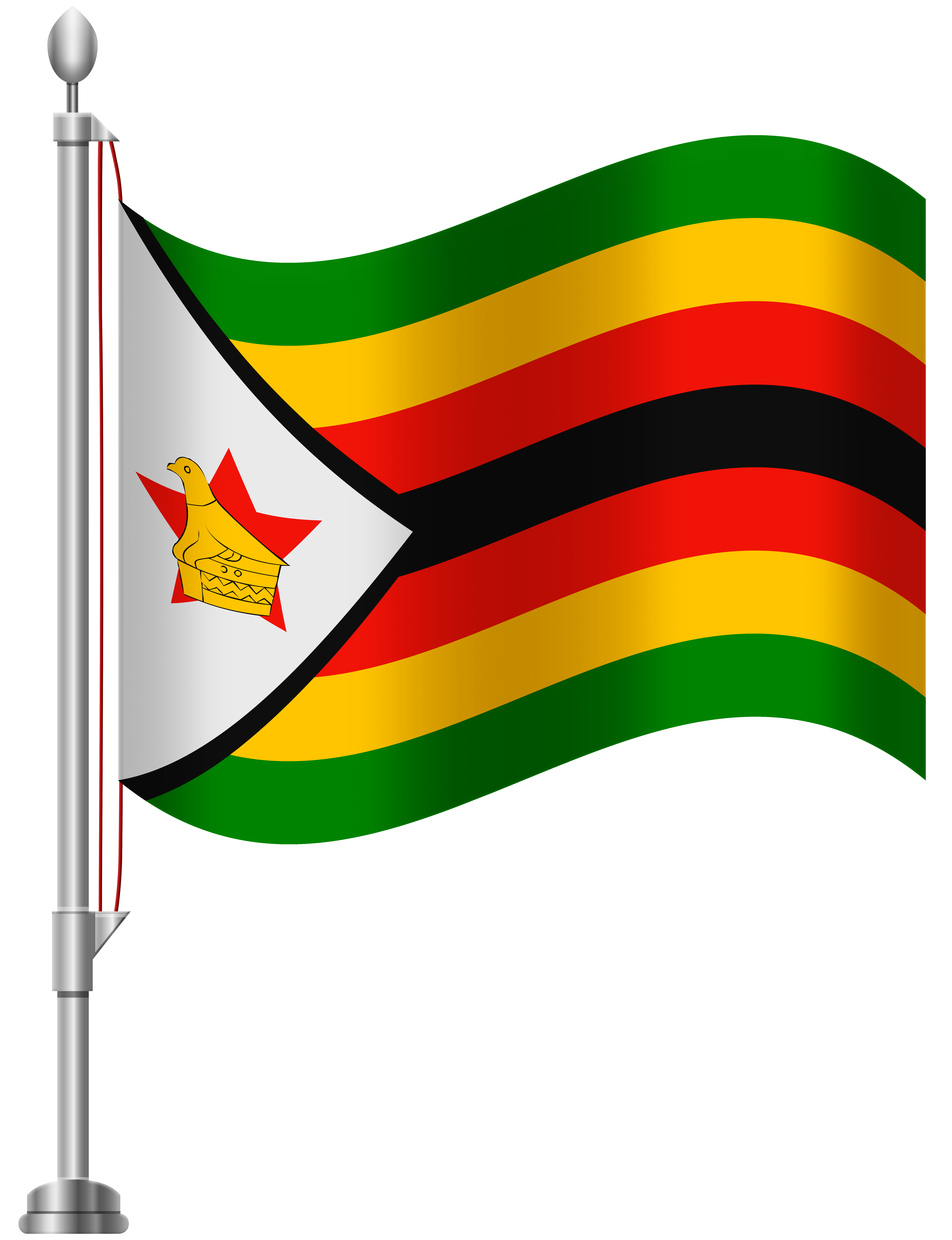 6141x8000 Zimbabwe Flag Png Clip Art