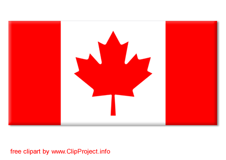 456x323 Canada Flag Clipart