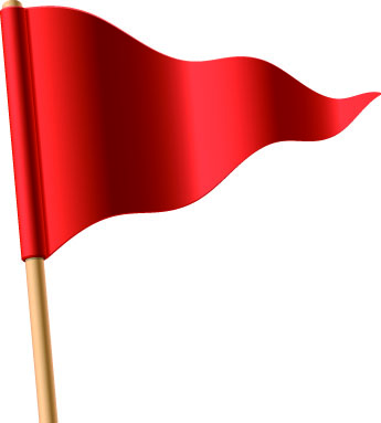 345x383 Red Flag Clipart