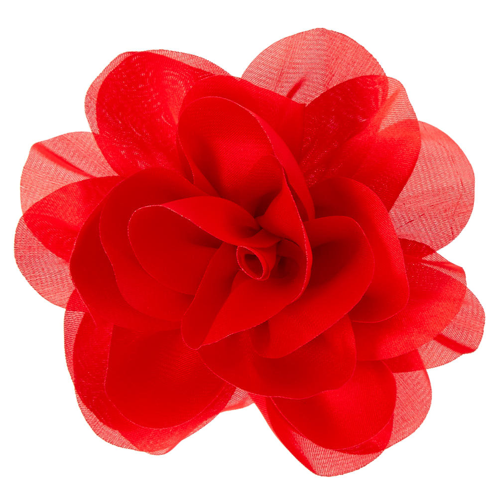 1000x1000 Red Chiffon Flower Hair Clip Icing Us