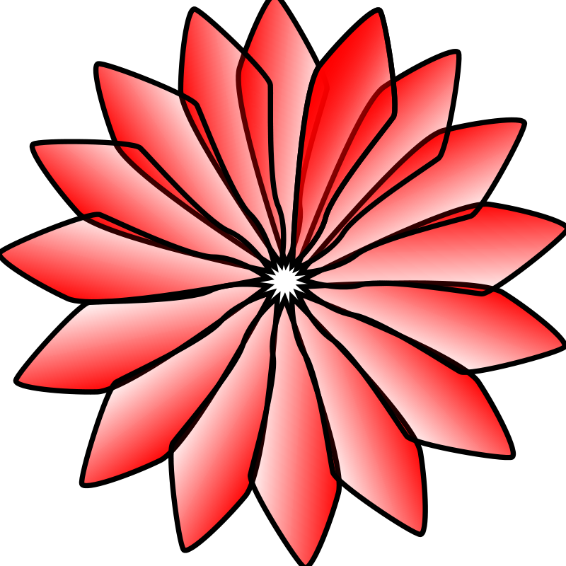 800x800 Red Flower Free Vector 4vector